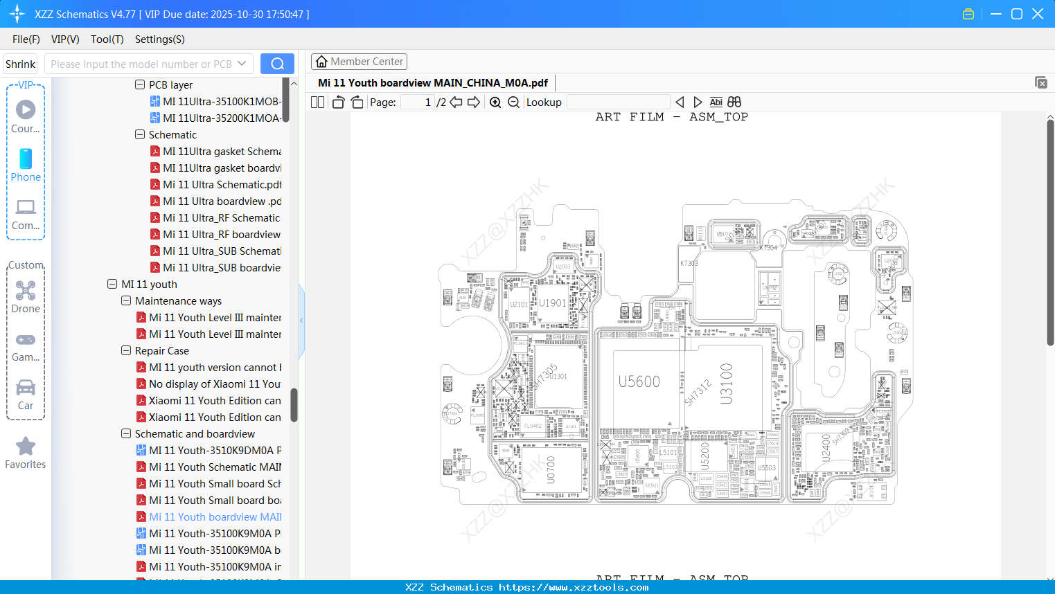 Xiaomi Mi 11 Youth Boardview MAIN_CHINA_M0A